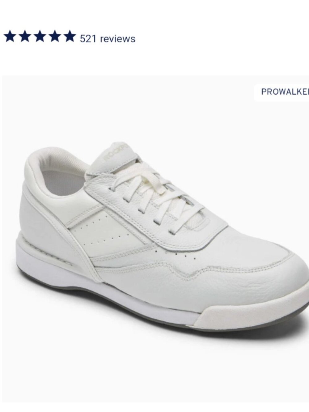 New Rockport Men's Prowalker M7100 Size 10.5 M